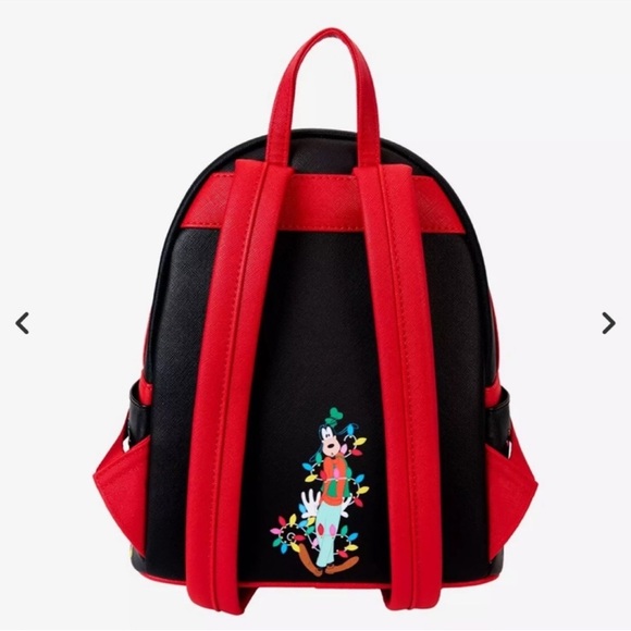 Loungefly Mickey Mouse & Friends Holiday Lights Mini Backpack - Picture 7 of 10